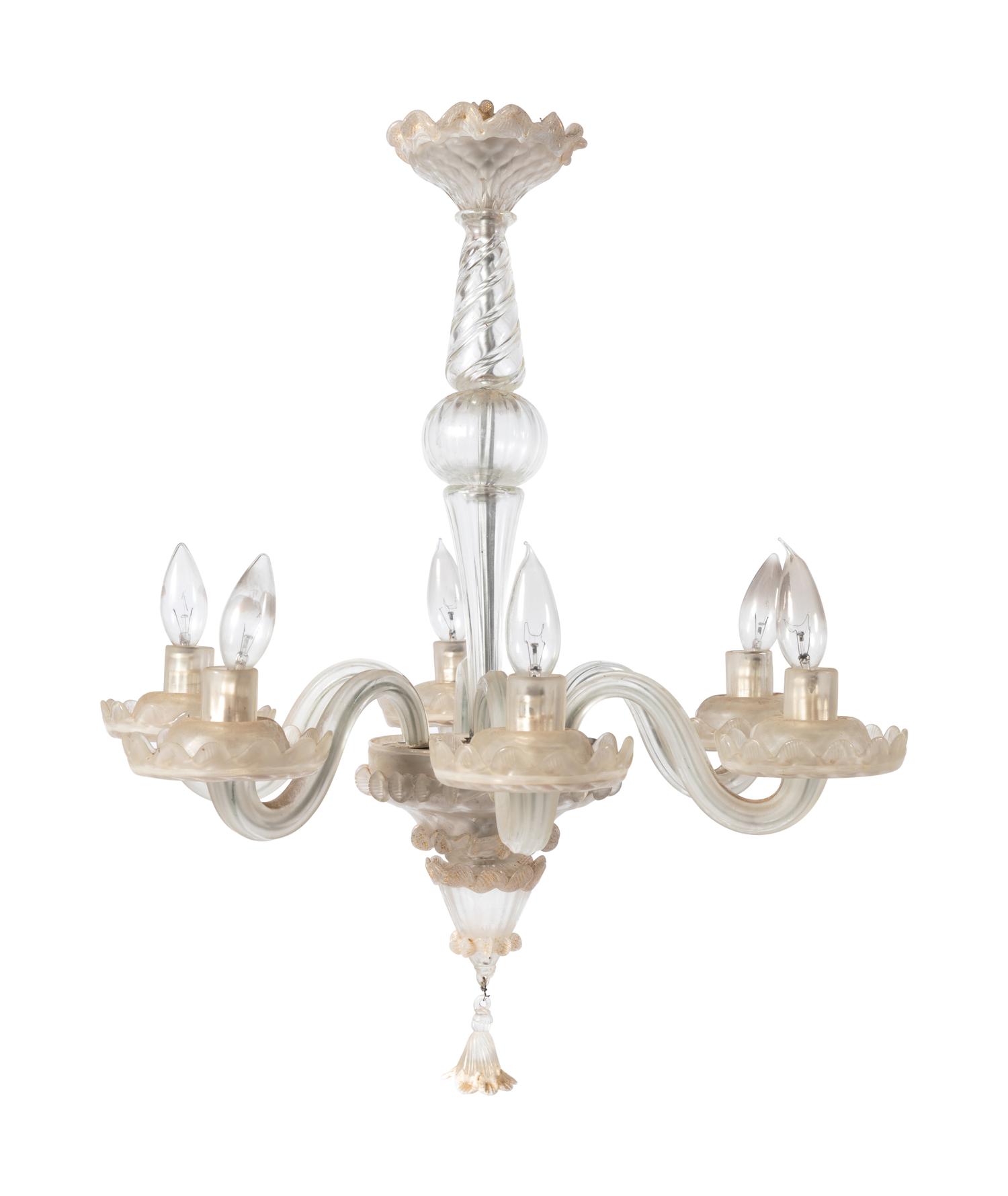 A Murano Glass Chandelier