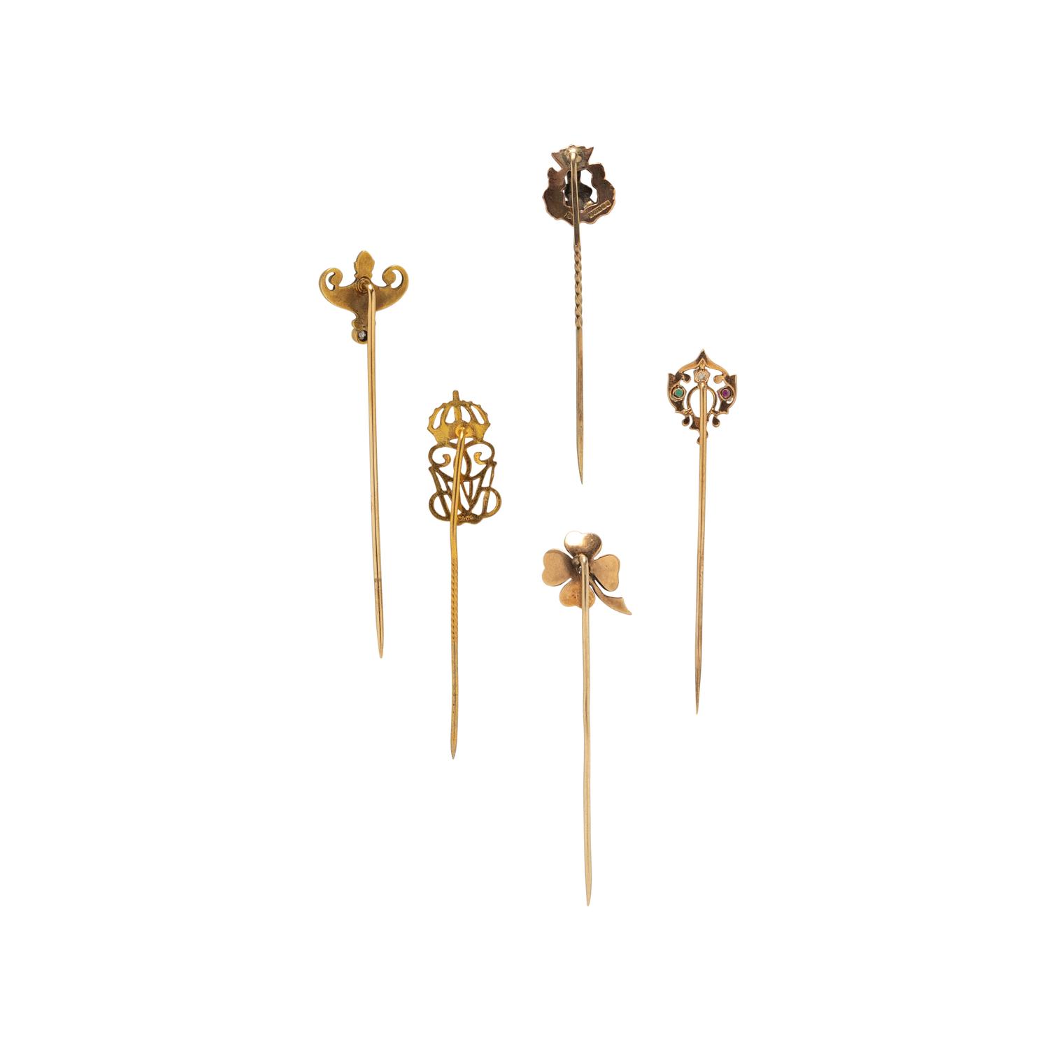 COLLECTION OF STICK PINS
