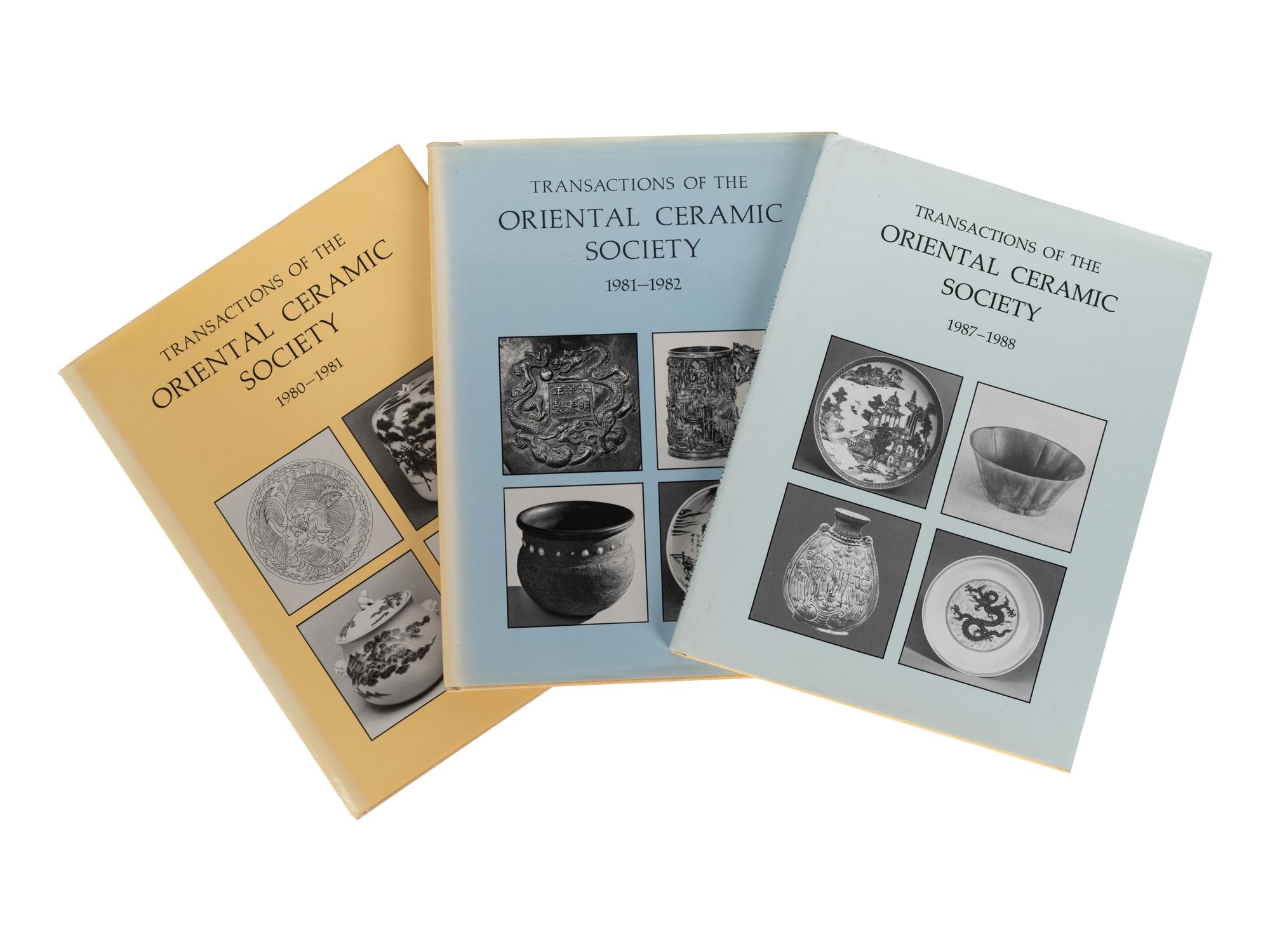 [CERAMICS — KILNS] A group of reference works about Chinese Ceramics from different kilns, comprising: