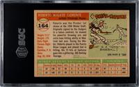 A 1955 Topps Roberto Clemente Rookie Baseball Card No. 164 (SGC 6 EX/NM)