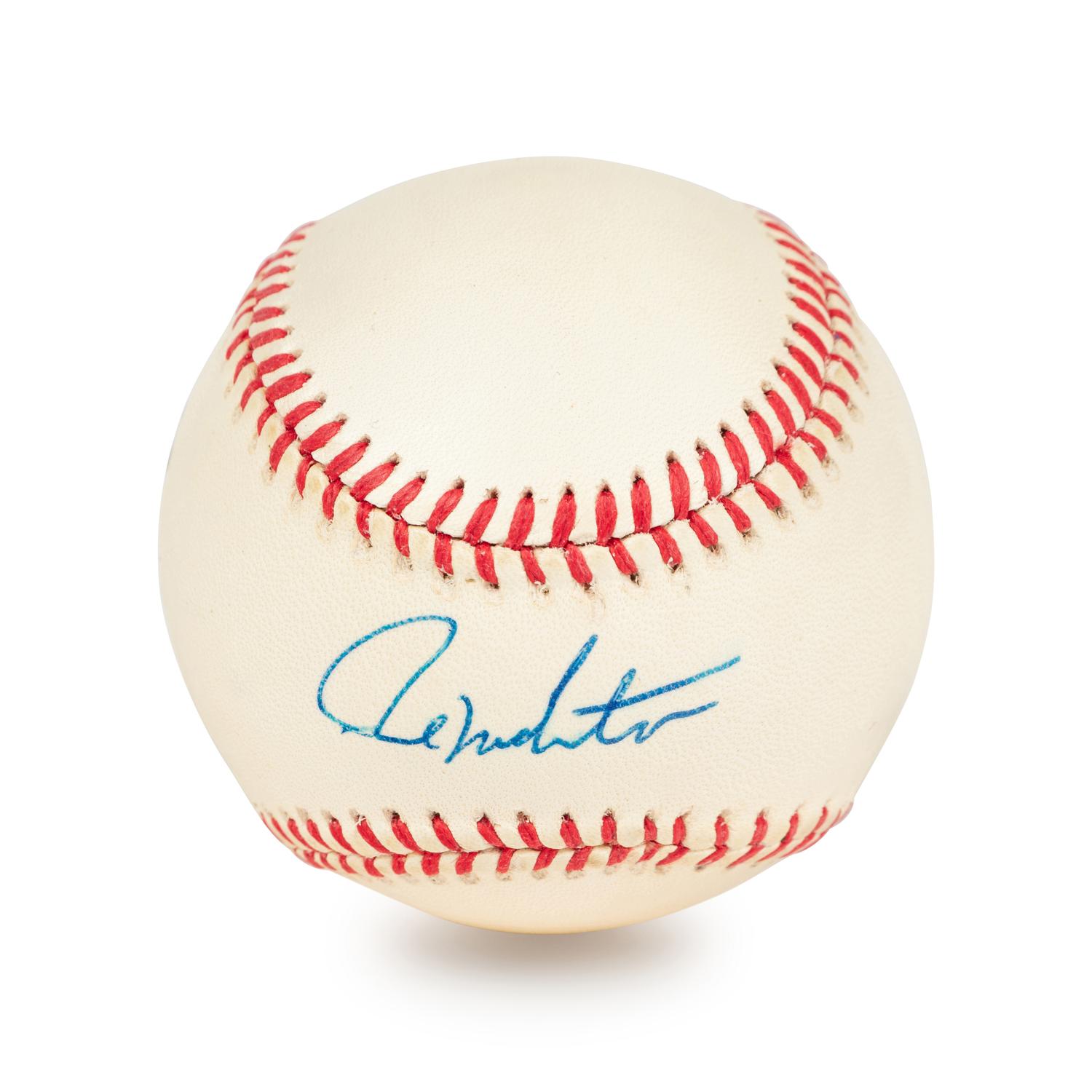 A Group of Nine 3,000 Career Hit Signed Autograph Baseballs (Beckett Authentication Services BAS Certified),