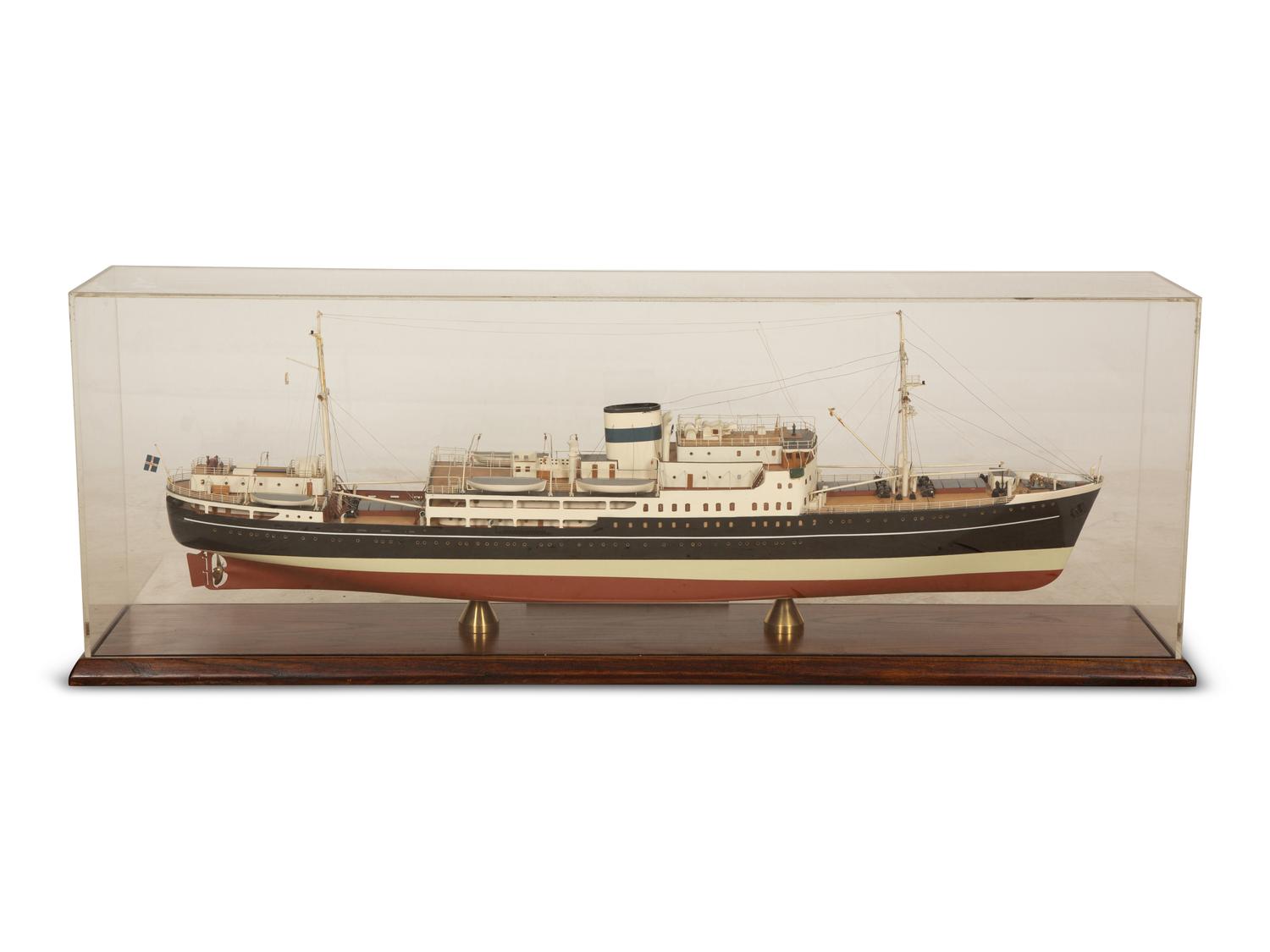 A Post-War Board Room Model of a Passenger Cargo Motor Ship, c. 1950s — 20th Century