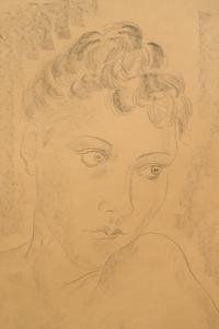 Femme nue a mi-corps