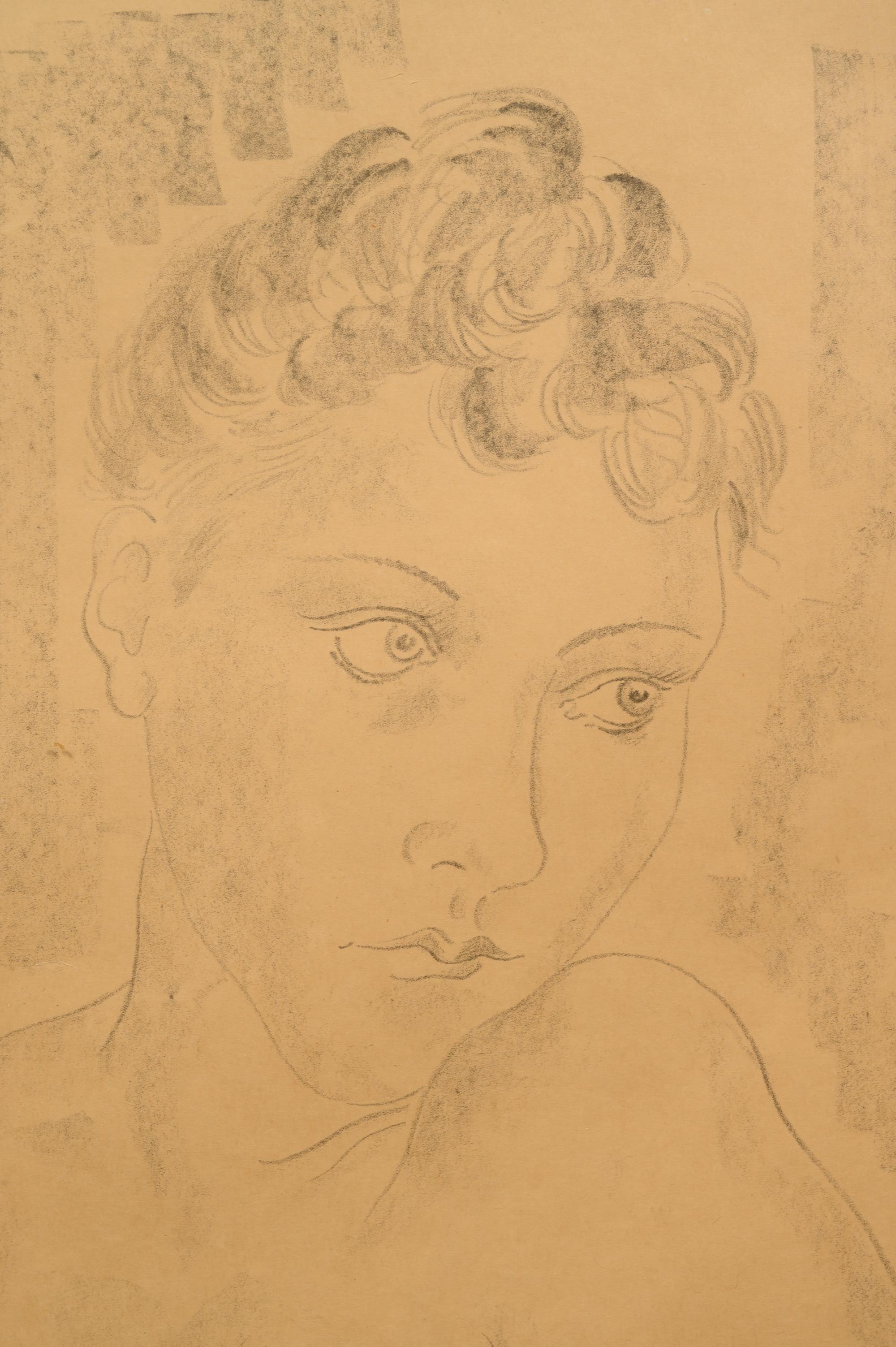 Femme nue a mi-corps