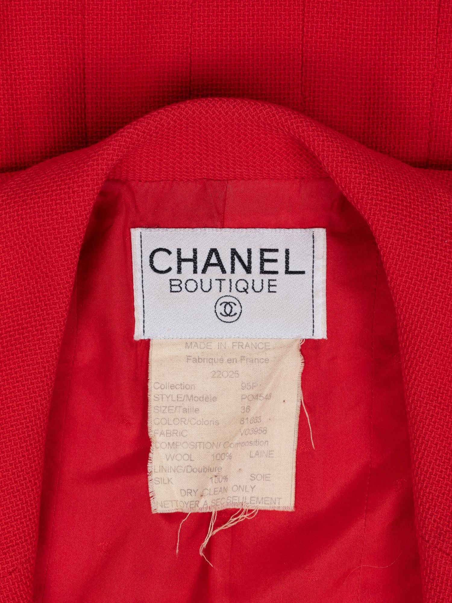 Chanel Tweed Jacket with Flap Pockets, Spring 1995