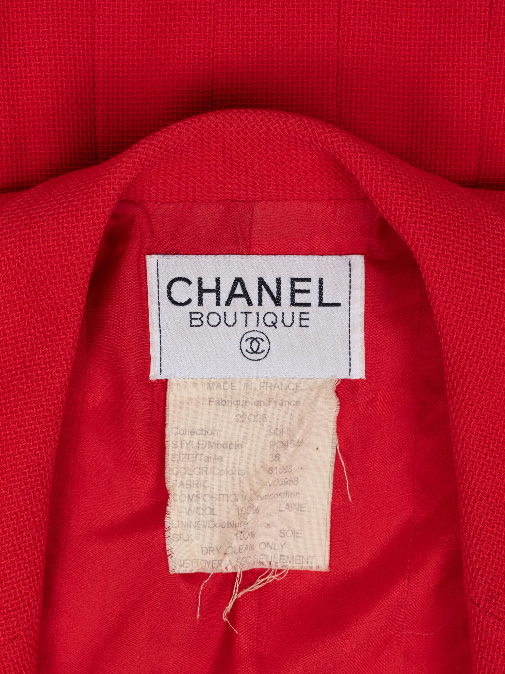 Chanel Tweed Jacket with Flap Pockets, Spring 1995