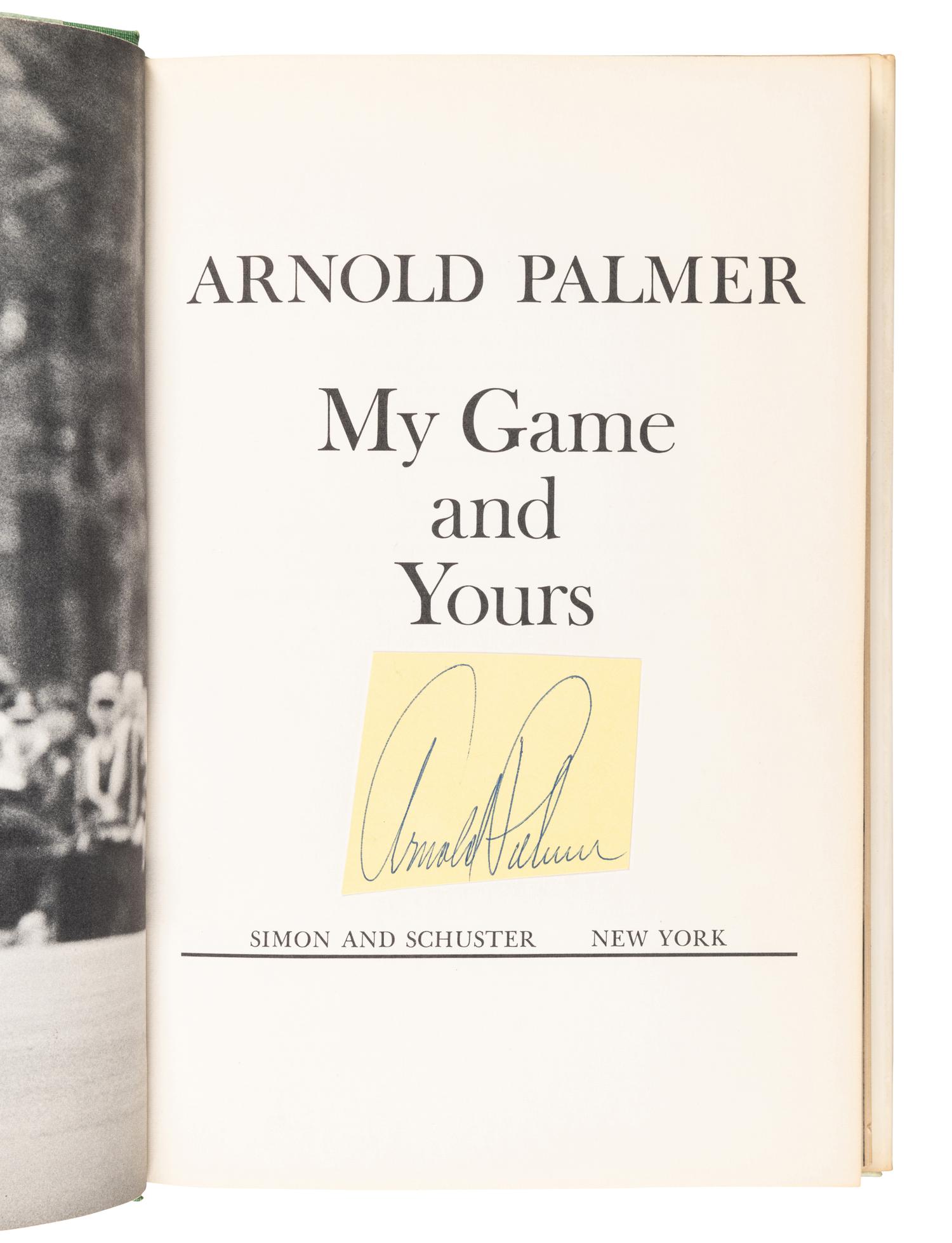 A Group of Seven Books on Golf Signed by Arnold Palmer, Sam Snead, Lee Trevino and Tom Watson