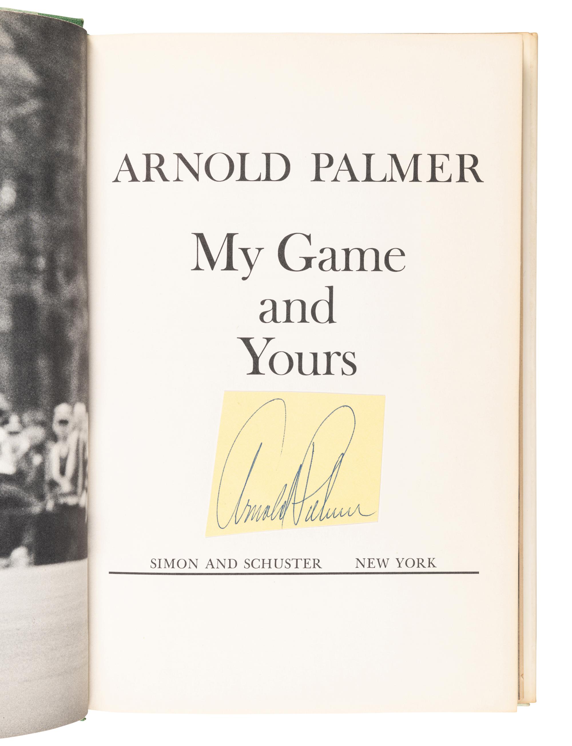 A Group of Seven Books on Golf Signed by Arnold Palmer, Sam Snead, Lee Trevino and Tom Watson