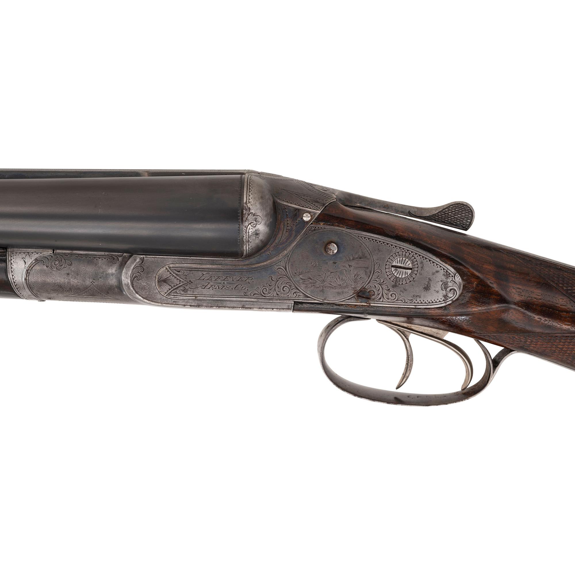 **Lefever Arms Company E Grade Sideplate Shotgun