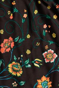 Oscar de la Renta Floral Print Dress, 1960-70s