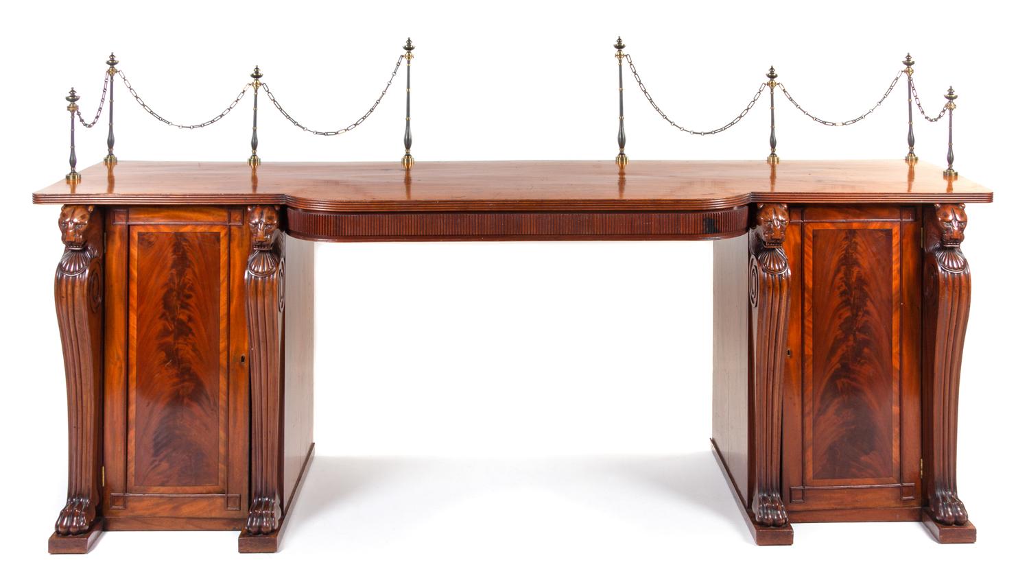 A Regency Mahogany Sideboard