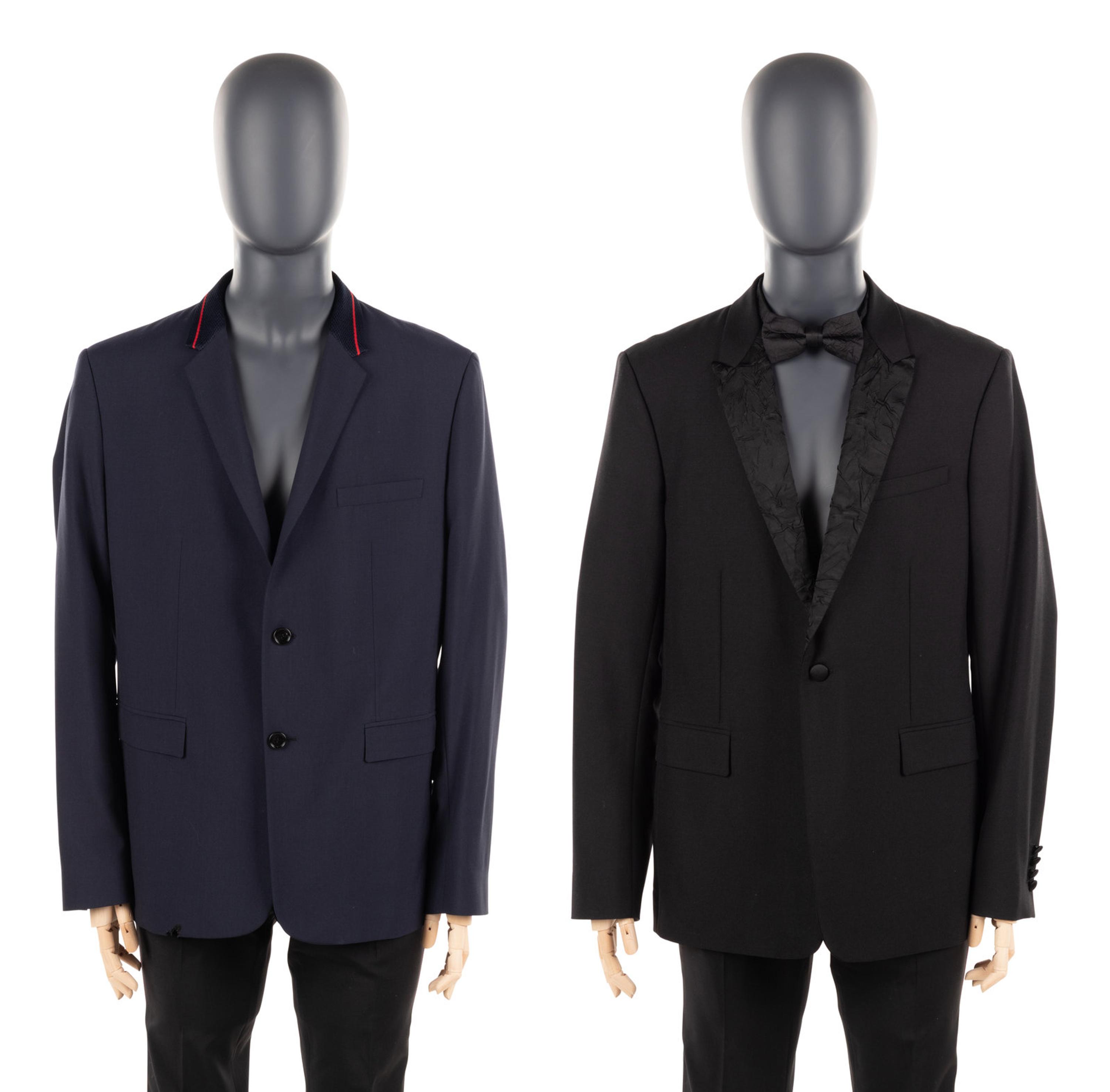 Two Men's Suits and Two Jackets: Three Dior and One Tom Ford, 2015-20 — BNY 57, 80