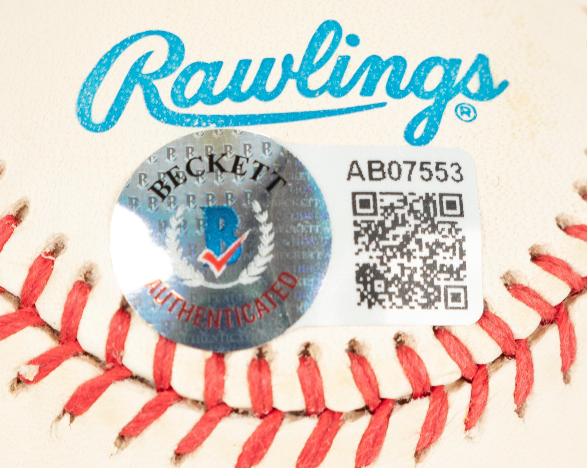 A Ted Williams Signed Autograph Baseball (Beckett Authentication Services BAS Certified),