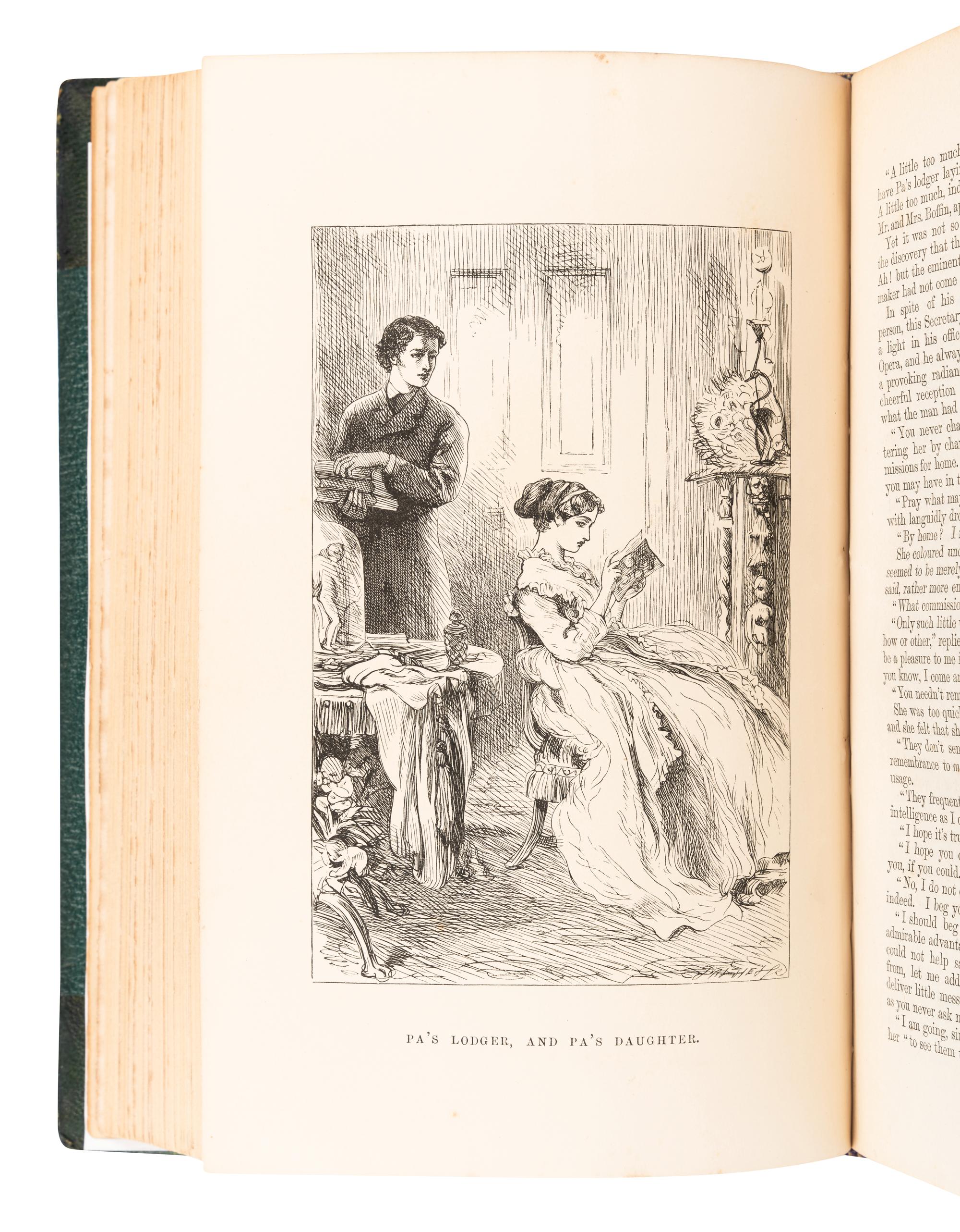 DICKENS, Charles (1812-1870). Our Mutual Friend . London: Chapman and Hall, 1865.
