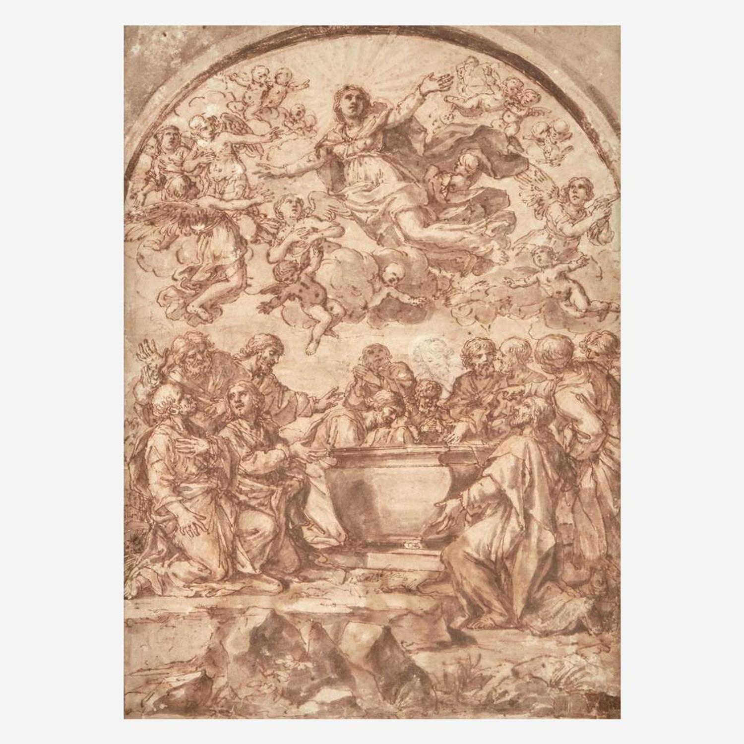 Attributed to Giacinto Gimignani (Italian, 1606–1681) The Ascension of the Virgin