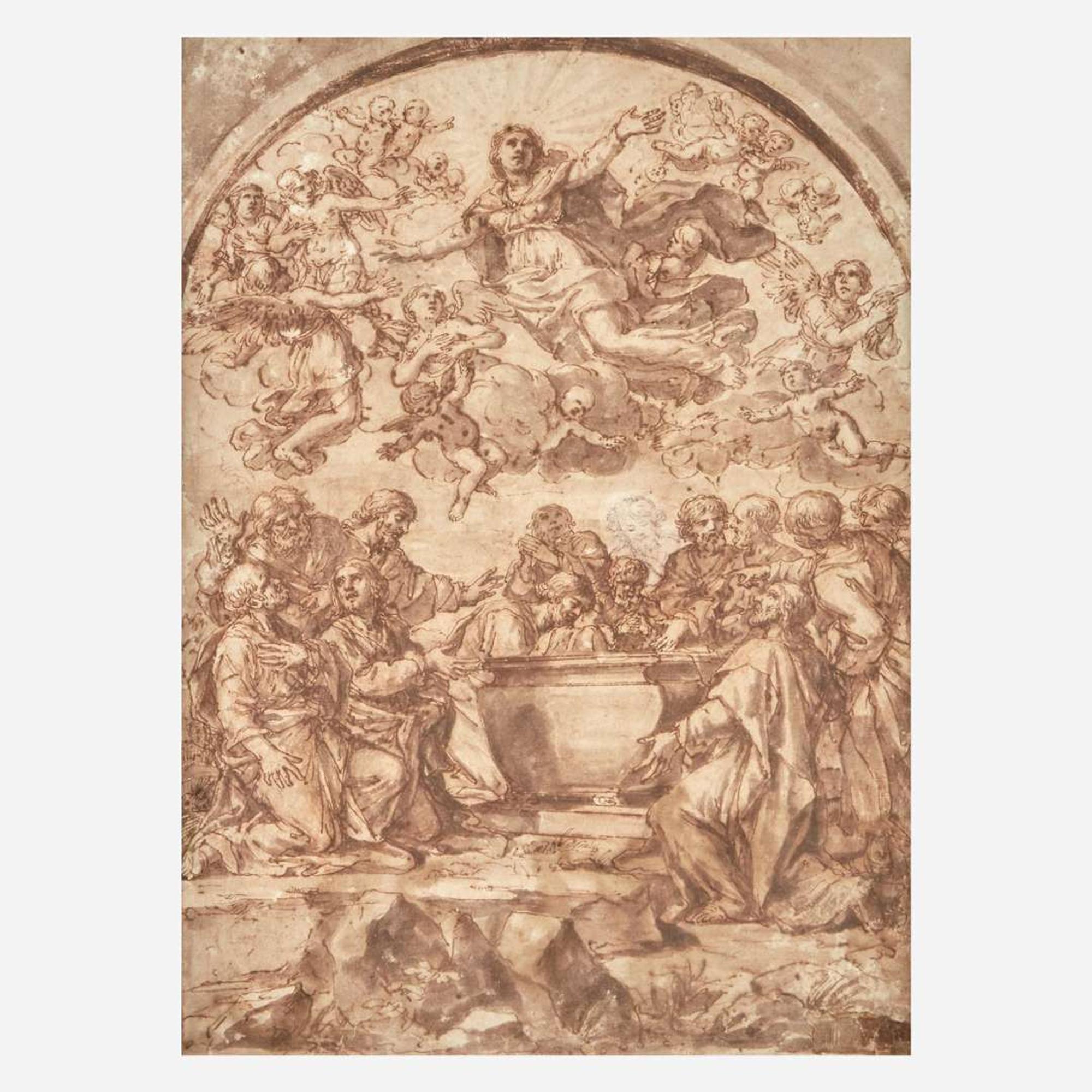 Attributed to Giacinto Gimignani (Italian, 1606–1681) The Ascension of the Virgin