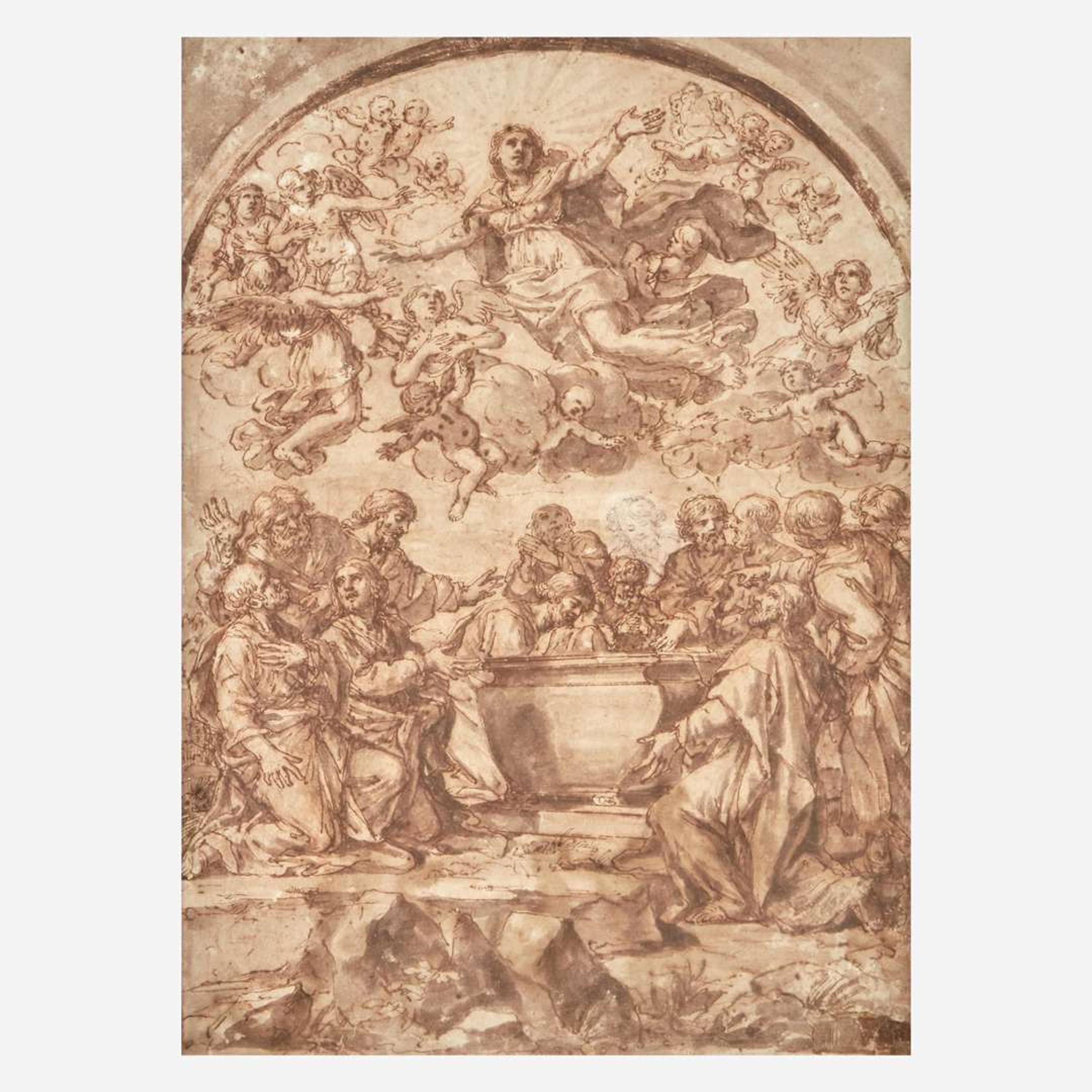 Attributed to Giacinto Gimignani (Italian, 1606–1681) The Ascension of the Virgin