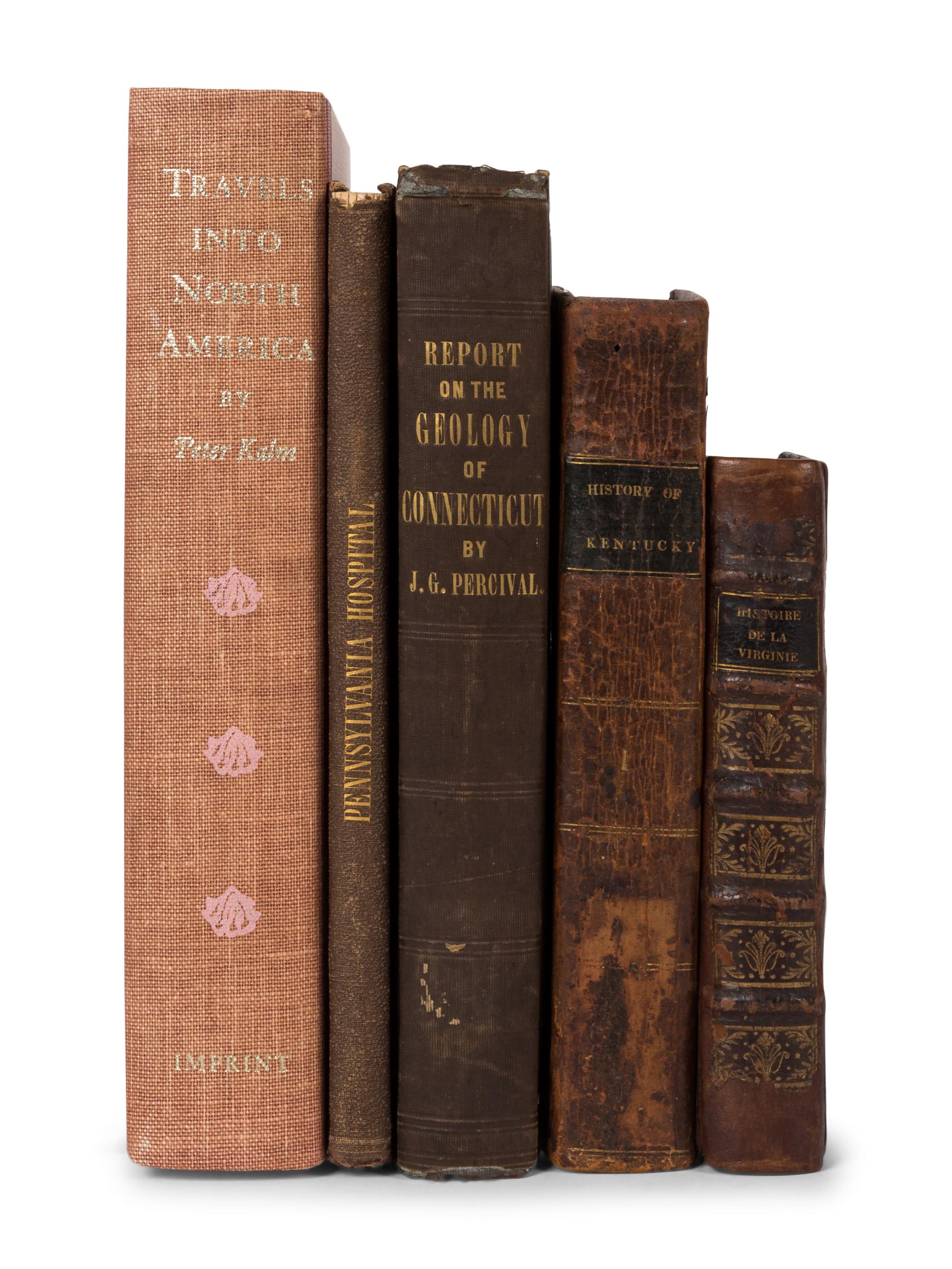 [AMERICANA]. A group of 8 works relating to American history, including: