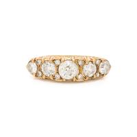 Diamond and Yellow Gold Ring