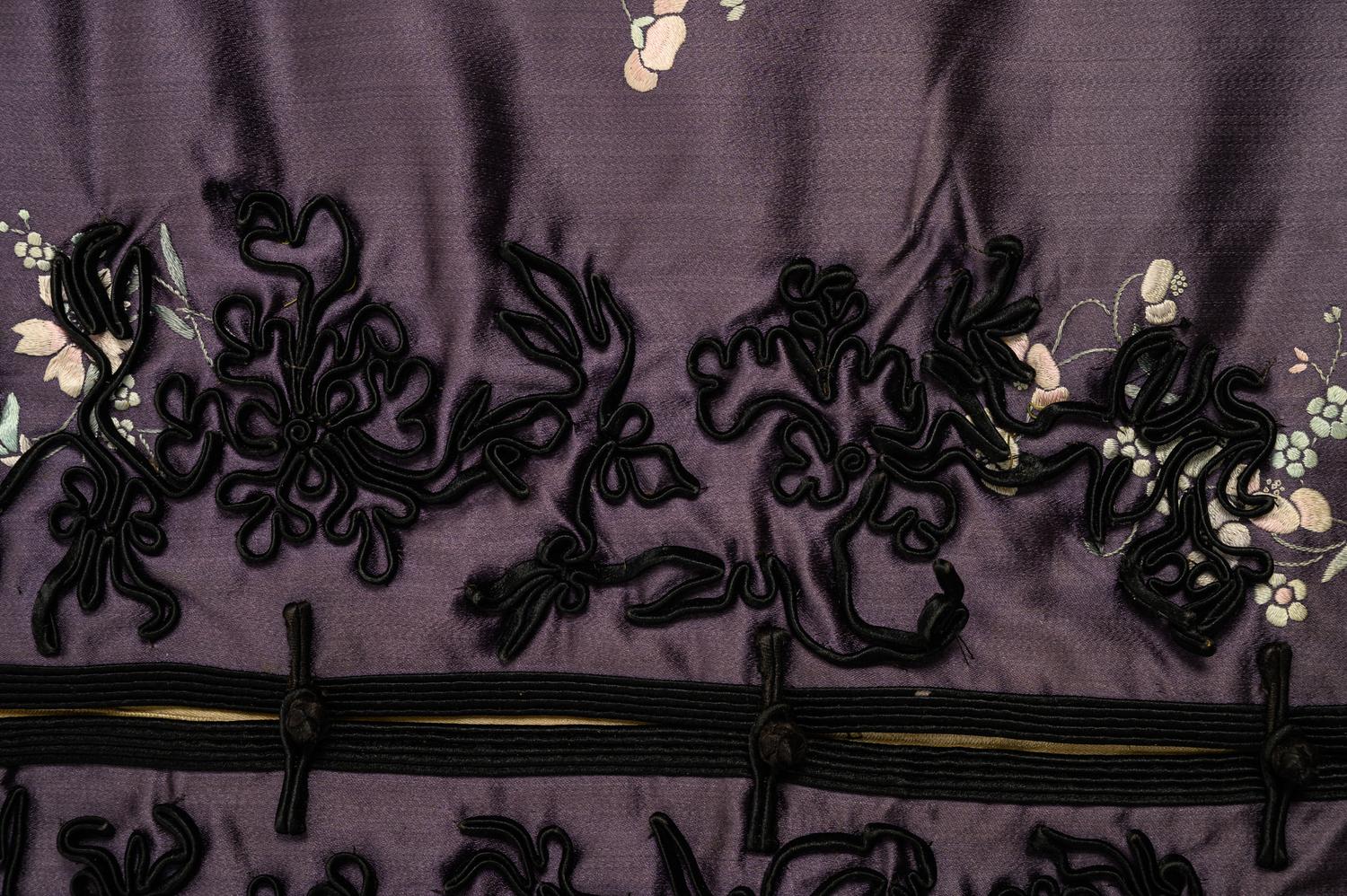 A Purple Ground Silk Lady's Jacket
