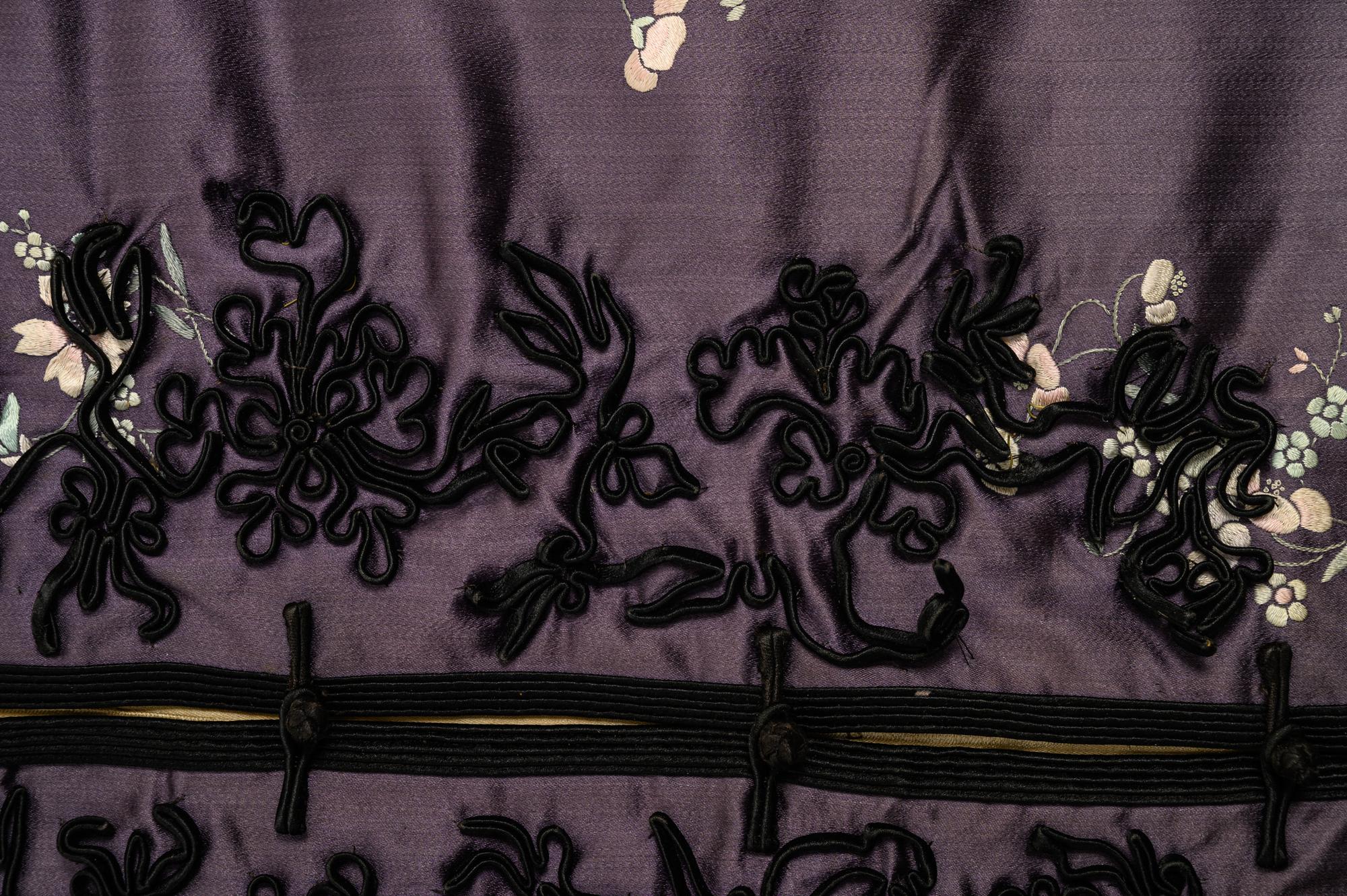 A Purple Ground Silk Lady's Jacket