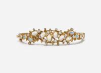 A Collection of 14K Yellow Gold, Opal, and Diamond Jewelry