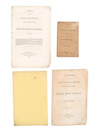 [HARRISON, William Henry (1773-1841)]. A group of pamphlets including campaign biographies