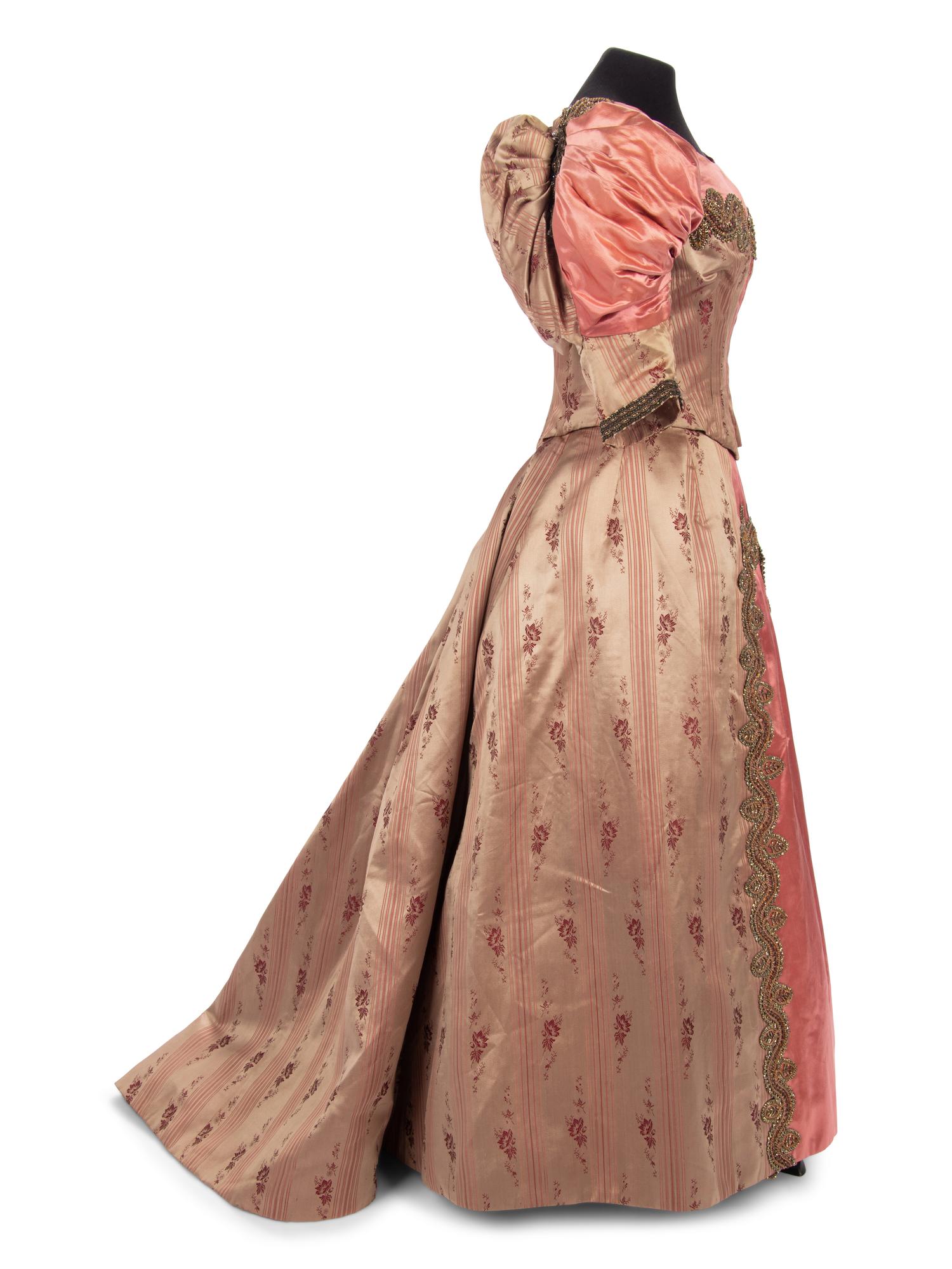 Collection of 19th Century Clothing: One Dress, Four Capes