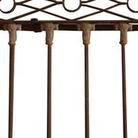 A Wrought Iron Gate 121" W x 2" D x 117" H — Argentina, Early 20th Century