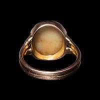 A Roman Agate Intaglio with Helios and a Griffin — Set in a 19th Century gold ring