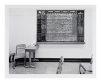 Adult Sunday School Attendance Chart, South Main Baptist Church of Houston, Houston, Texas, (from American Classrooms), 1985