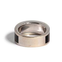 MAUBOUSSIN, WHITE GOLD, MOTHER-OF-PEARL AND DIAMOND 'ÉTOILE MYSTÈRE' RING