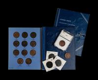 A Collection Sixty-Four of Large-Size 1c Coins