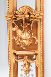 A Pair of Louis XVI Style Gilded Mirrors