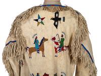Sioux Pictorial Beaded Hide Jacket
