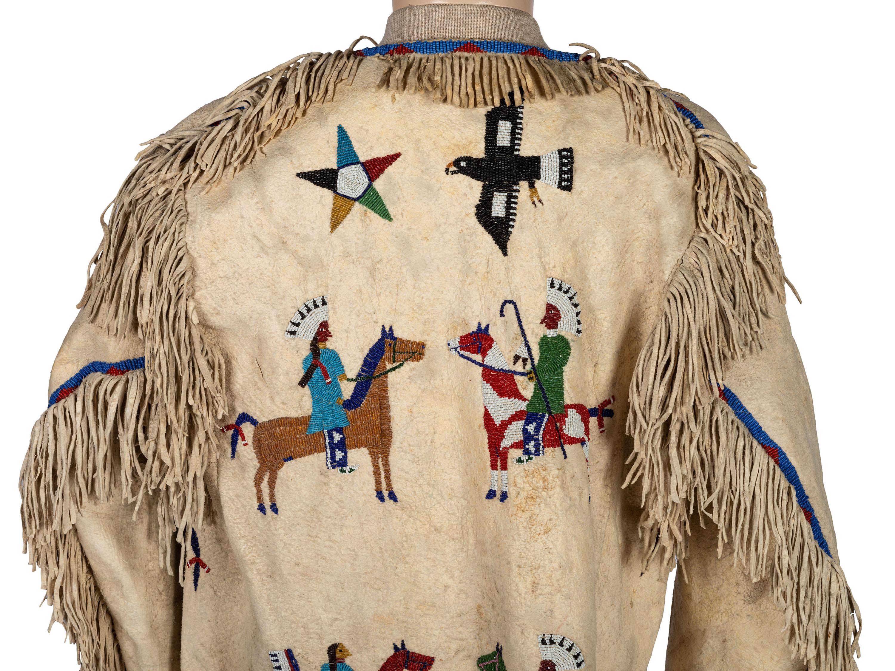 Sioux Pictorial Beaded Hide Jacket
