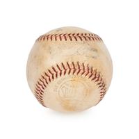 A 1953 Brooklyn Dodgers vs. New York Giants Game Used Baseball