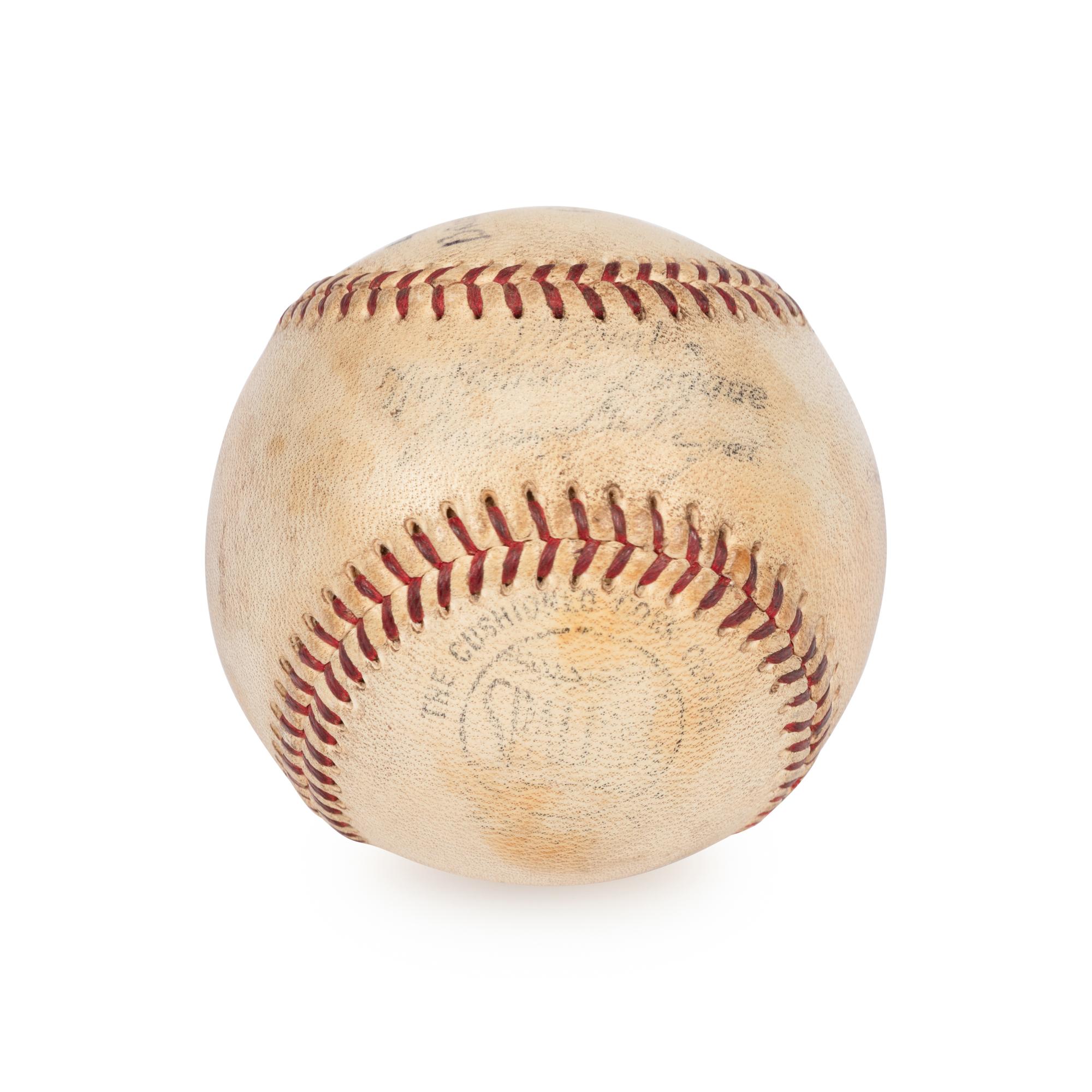 A 1953 Brooklyn Dodgers vs. New York Giants Game Used Baseball
