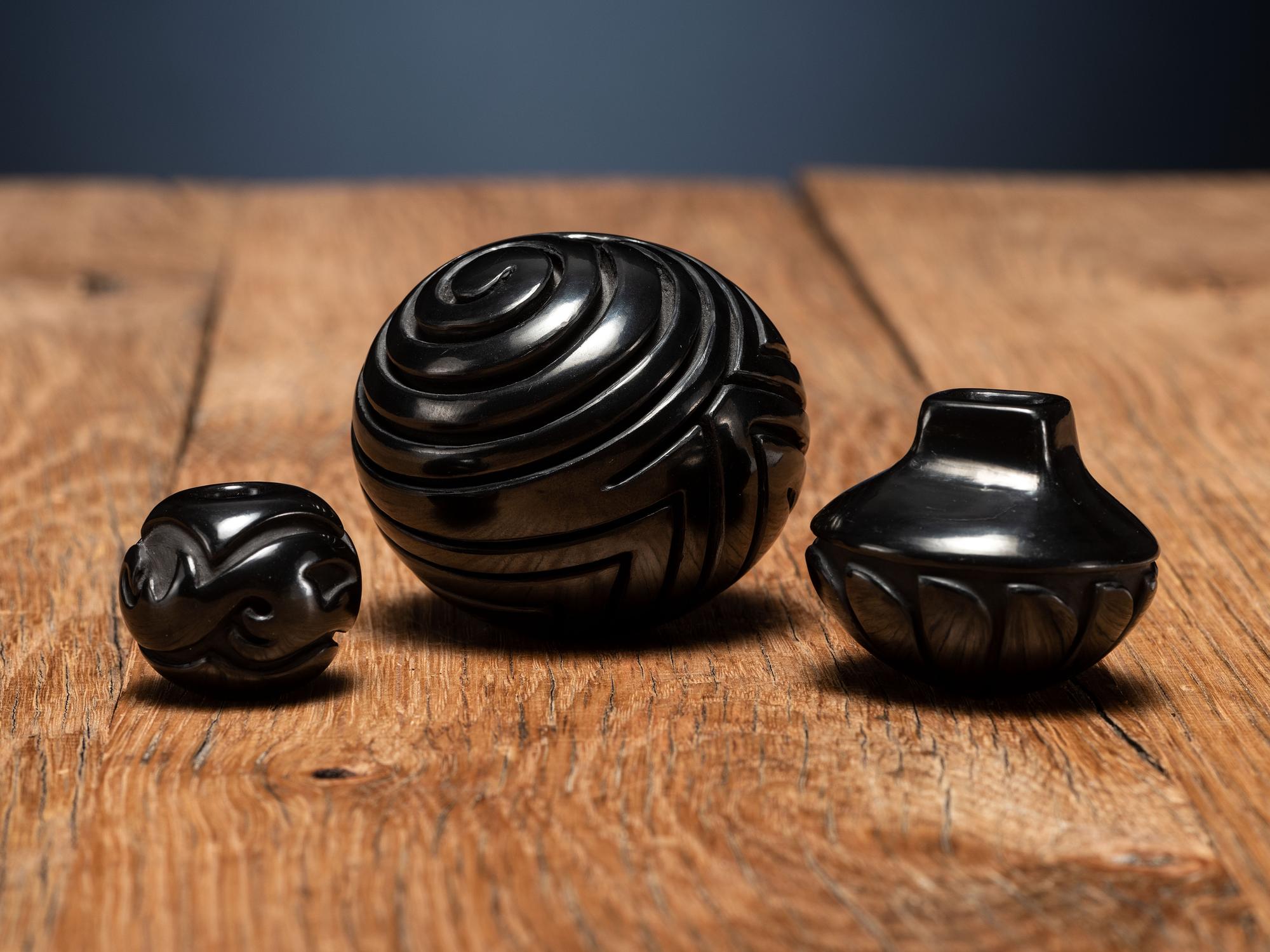 Miniature Blackware Pottery