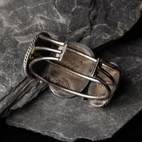 Navajo Silver and Turquoise Cuff Bracelet