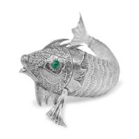 Two Spanish Silver Articulated Fish
