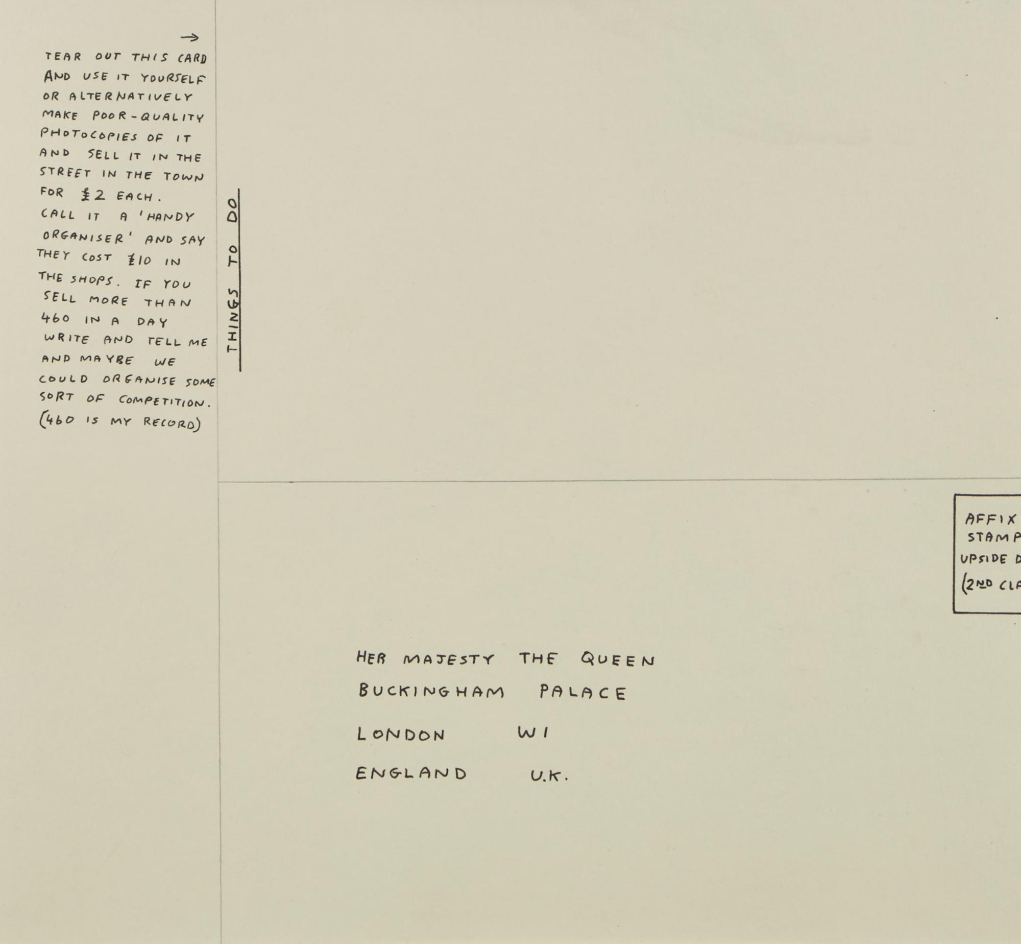 Untitled (Bam!) , 1997, Untitled (Draughtsman takes a shower) , 1997, Untitled (Dear Your Majesty) , 1997-99, Untitled (Trademarks) , 1999, Untitled (Crossword) , 1998 and Untitled , 2003 (a group of 6 works)