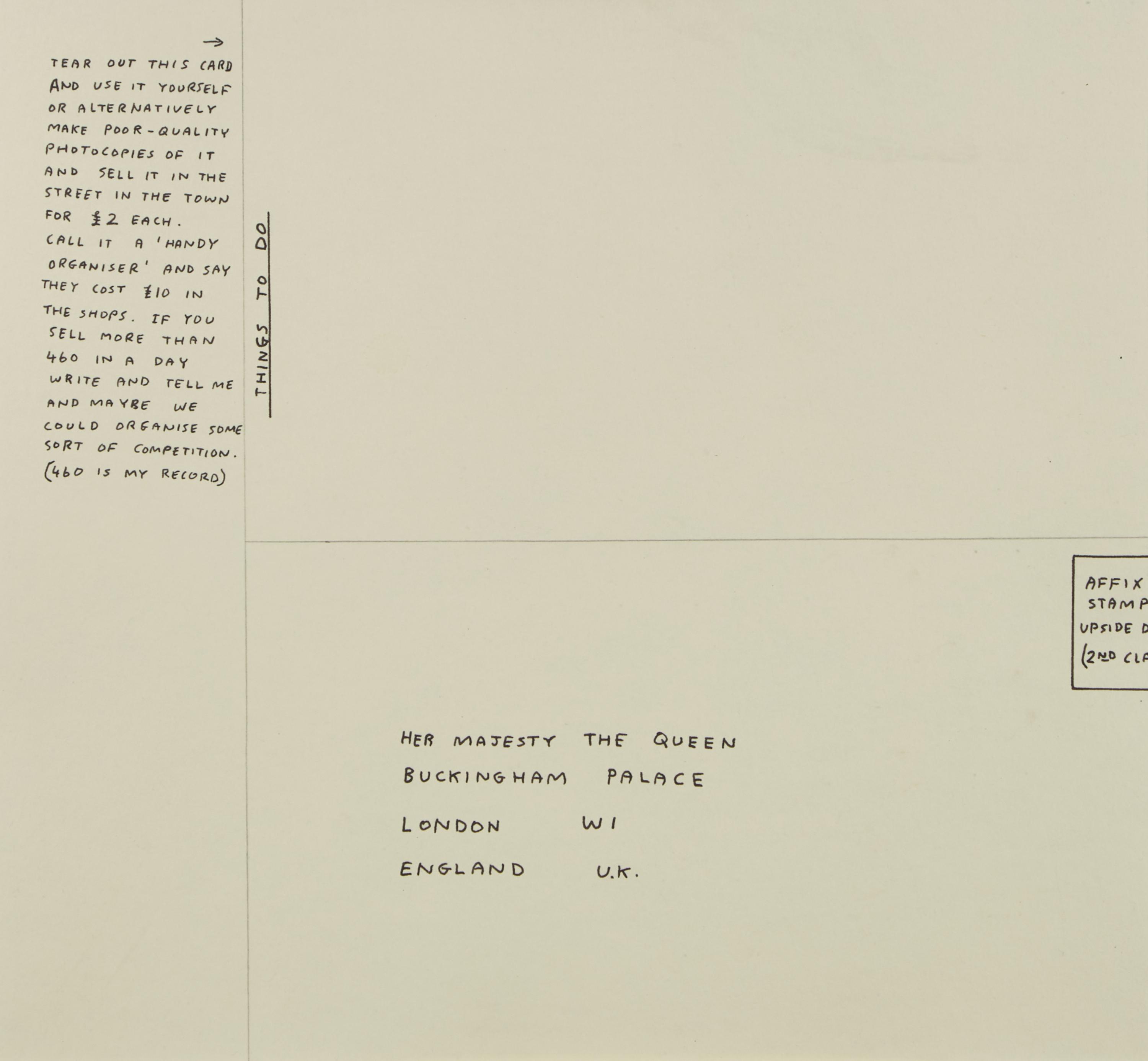 Untitled (Bam!) , 1997, Untitled (Draughtsman takes a shower) , 1997, Untitled (Dear Your Majesty) , 1997-99, Untitled (Trademarks) , 1999, Untitled (Crossword) , 1998 and Untitled , 2003 (a group of 6 works)