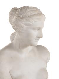 A Continental Marble Bust of Aphrodite