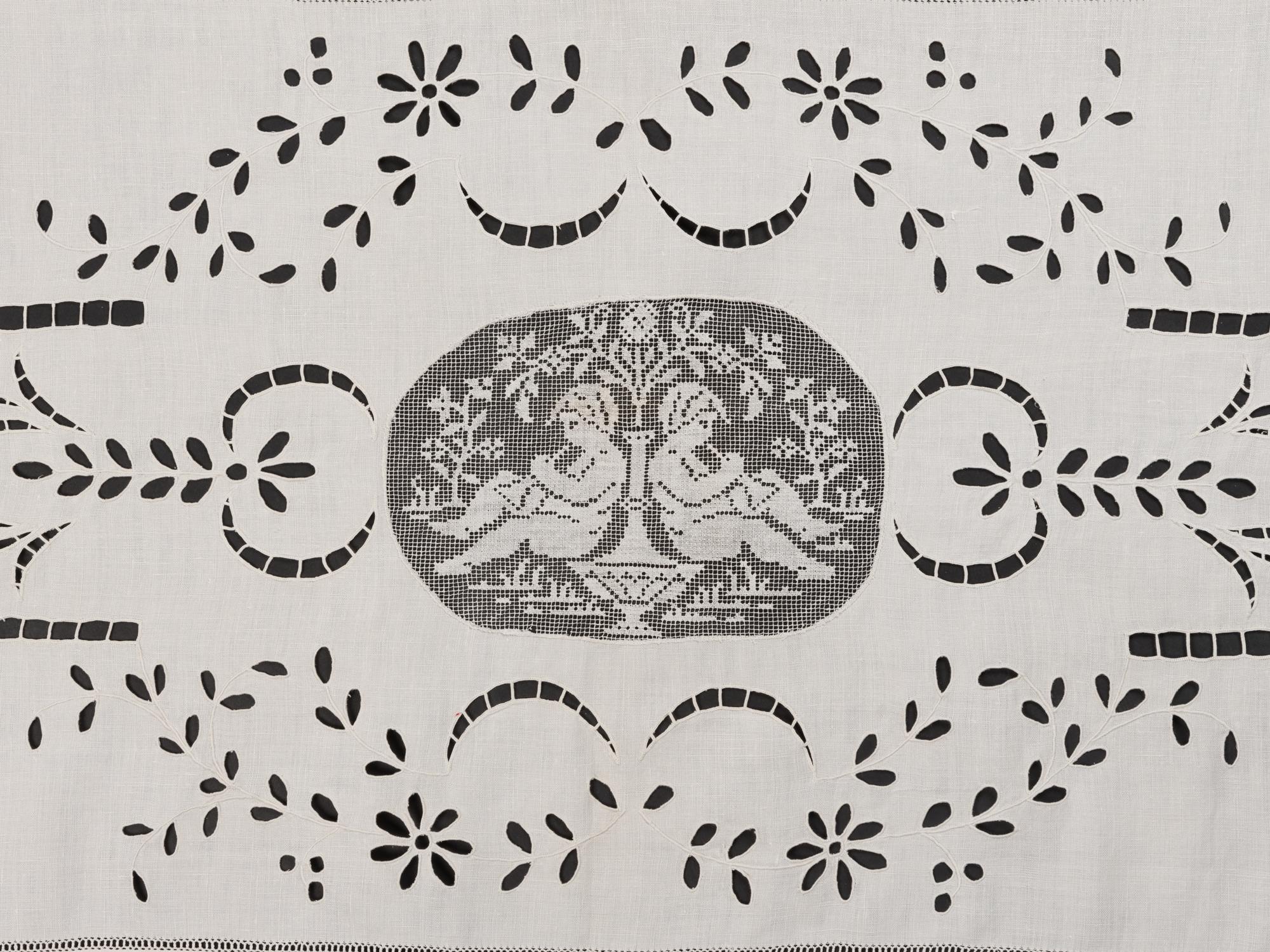 Collection of Six Cotton and Linen Lace Items