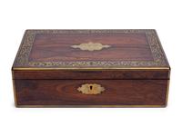 A Musical Needlework Box with Movement by F. Nicole
