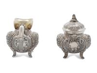 An Italian Silver Four-Piece Tea Service