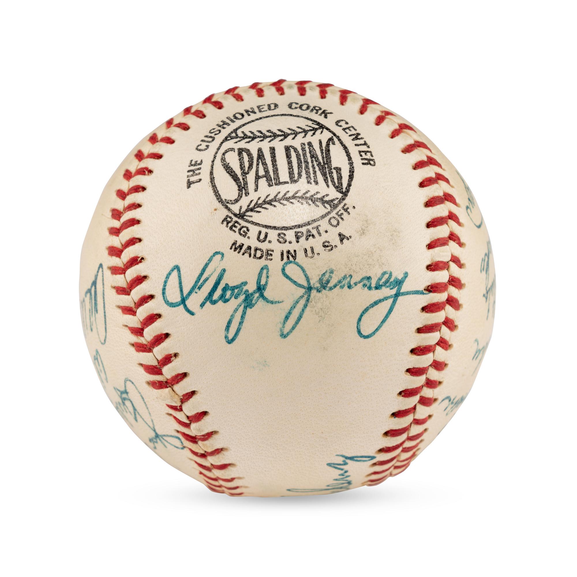 A 1955 Tulsa Oilers Team Signed Autograph Baseball