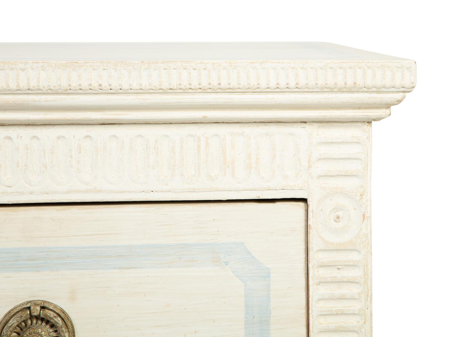 A Swedish Gustavian Style Painted Commode — 19TH CENTURY