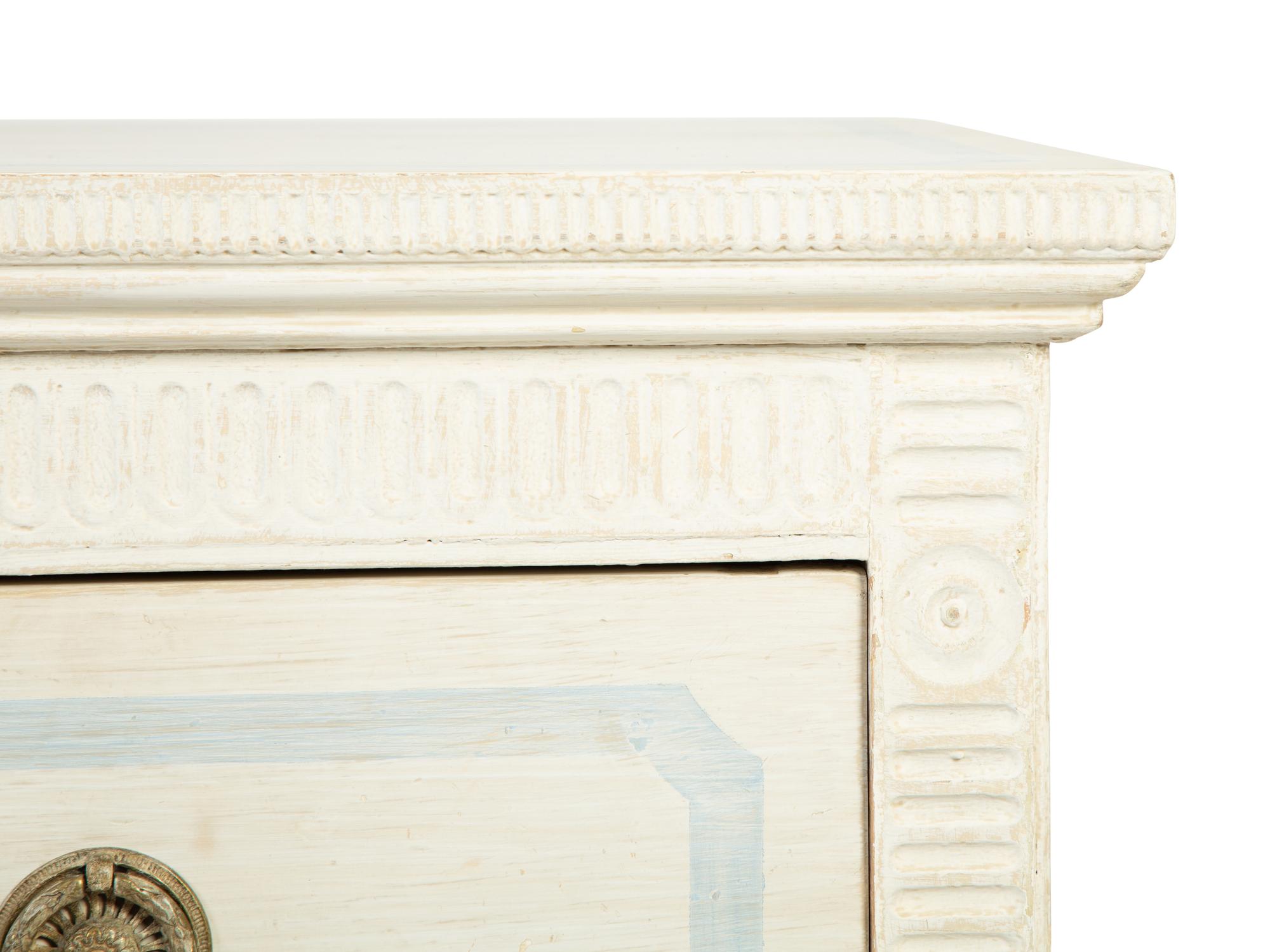 A Swedish Gustavian Style Painted Commode — 19TH CENTURY
